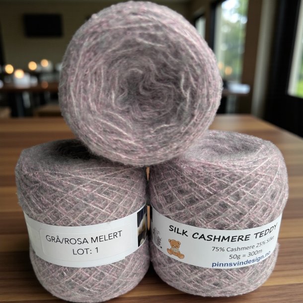 Silk Cashmere Teddy 300 GR/ROSA MELERT
