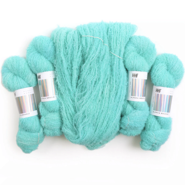 Alpaca Boucle - MINTY