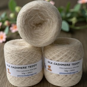 Silk Cashmere Teddy 300 NATURHVIT