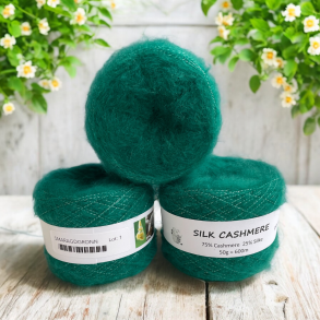 Silk Cashmere 600 SMARAGDGRNN