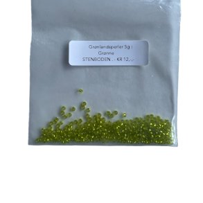 STRIKKEPERLER - Grnne