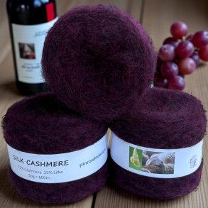 Silk Cashmere 600 MRK MELERT BURGUNDER