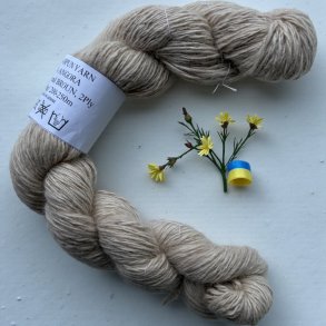 H�ndspunnet ANGORA fra Ukraina - Beige