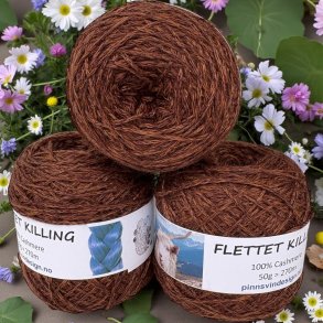 Flettet Killing 270 BRUN MELERT