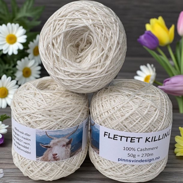 Flettet Killing 270 NATURHVIT