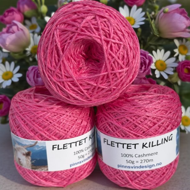 Flettet Killing 270 HOT PINK