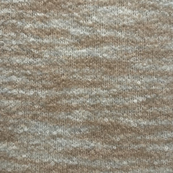 Silk Cashmere Boucl Print 250 GAUPE