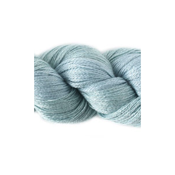 SILKY CASHMERE FINGERING farge S08 Lys turkisbl