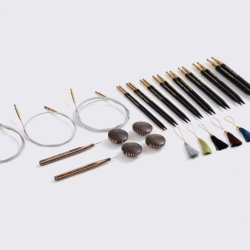 GLORY - Utskiftbare pinner i Ibenholt 13cm - 8 strrelser