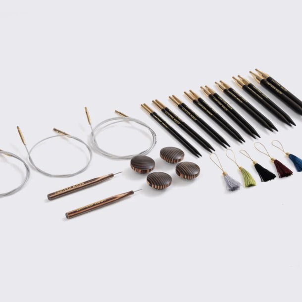 GLORY - Utskiftbare pinner i Ibenholt 13cm - 8 strrelser