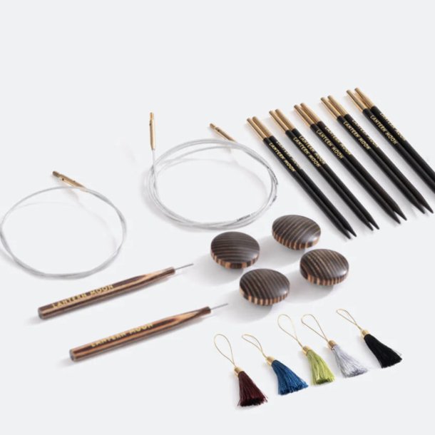 GRACE - Utskiftbare pinner i Ibenholt 10cm - 5 strrelser