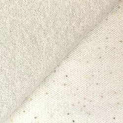 Silk Cashmere med Bling 500 NATURHVIT