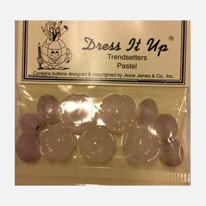 GLASSPERLER - Blekrosa