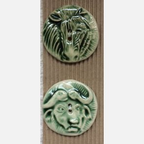 351 - store RUNDE m sebra/bffel - grnne