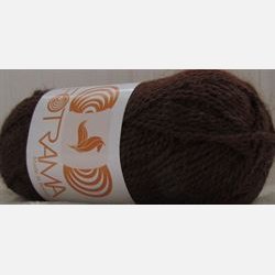 ALPAKKA 2/4 farge 001 Mrk brun