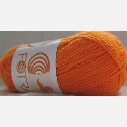ALPAKKA 2/4 farge 15 Lys orange