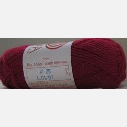 ALPAKKA 2/4 farge 25 Cheriserd