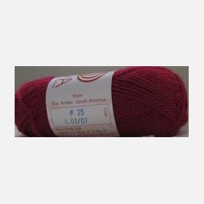 ALPAKKA 2/4 farge 25 Cheriserd