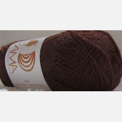 ALPAKKA 3/10 Farge 001 Mrk brun