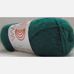 ALPAKKA 3/10 Farge 49 M�rk gr�nn