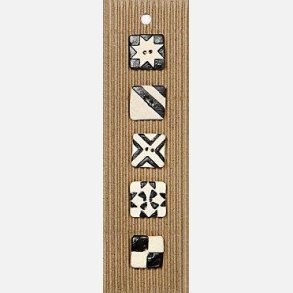 225 - FIRKANTER svart og hvit