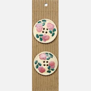 516 - stor RUND M BLOMSTERMOTIV