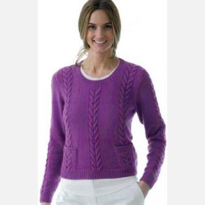 CASHMEREGENSER MED FLETTER OG LOMMER