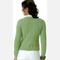 JAKKE MED STRUKTURMNSTER 