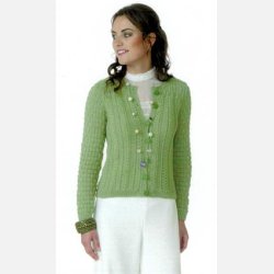 JAKKE MED STRUKTURMNSTER 