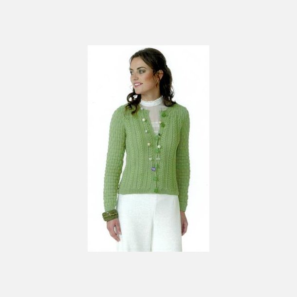 JAKKE MED STRUKTURMNSTER 