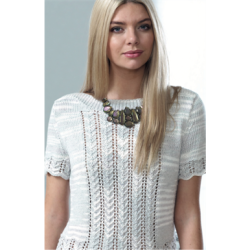 KORTERMET BAMBUSGENSER MED HULLSTRIKK